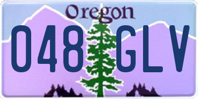 OR license plate 048GLV