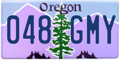 OR license plate 048GMY