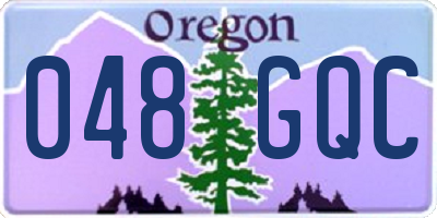 OR license plate 048GQC