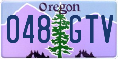 OR license plate 048GTV