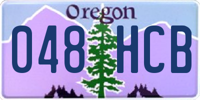 OR license plate 048HCB