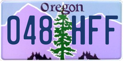 OR license plate 048HFF