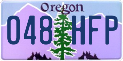 OR license plate 048HFP