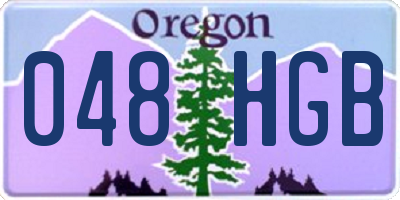 OR license plate 048HGB