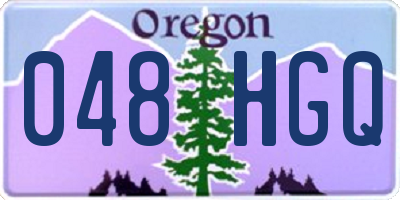 OR license plate 048HGQ