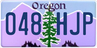 OR license plate 048HJP