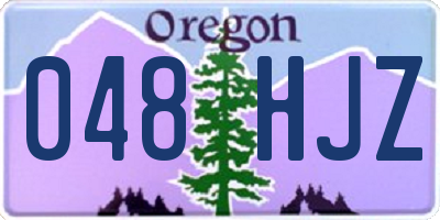 OR license plate 048HJZ