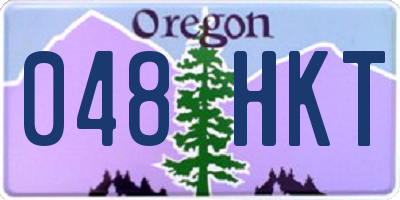 OR license plate 048HKT