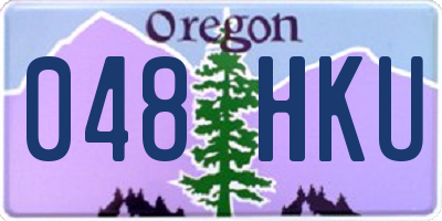 OR license plate 048HKU