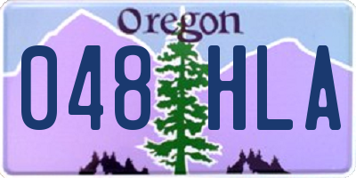 OR license plate 048HLA