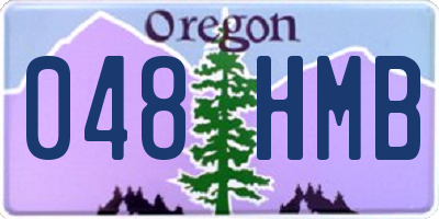 OR license plate 048HMB