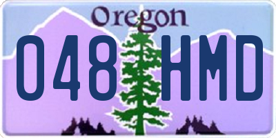 OR license plate 048HMD