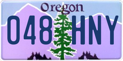 OR license plate 048HNY