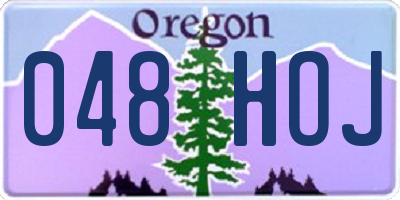 OR license plate 048HOJ