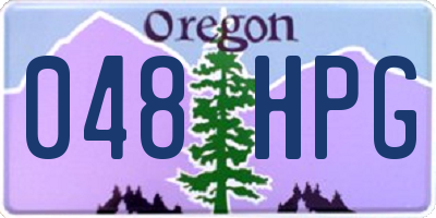 OR license plate 048HPG