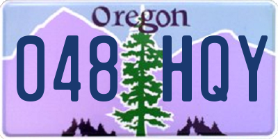 OR license plate 048HQY