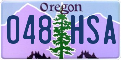 OR license plate 048HSA