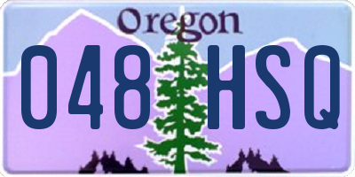 OR license plate 048HSQ