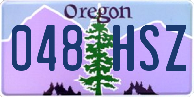 OR license plate 048HSZ