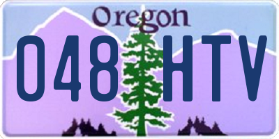 OR license plate 048HTV