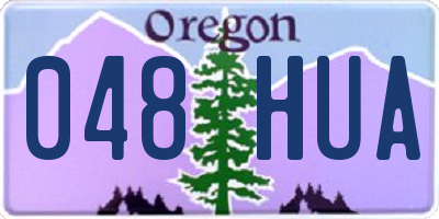 OR license plate 048HUA