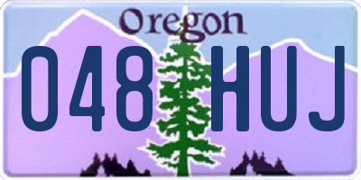 OR license plate 048HUJ