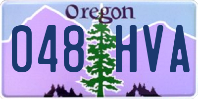 OR license plate 048HVA