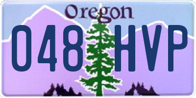 OR license plate 048HVP