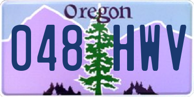 OR license plate 048HWV