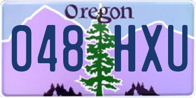 OR license plate 048HXU