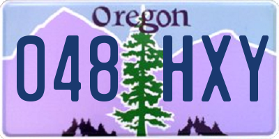 OR license plate 048HXY
