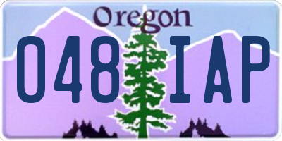 OR license plate 048IAP
