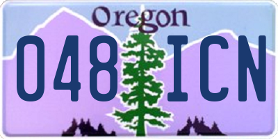 OR license plate 048ICN