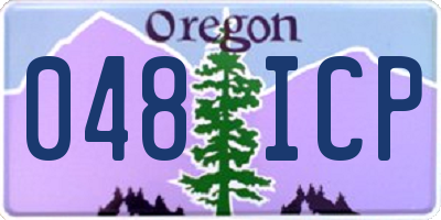 OR license plate 048ICP