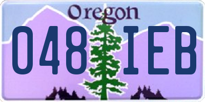 OR license plate 048IEB
