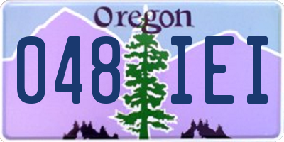 OR license plate 048IEI