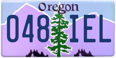 OR license plate 048IEL