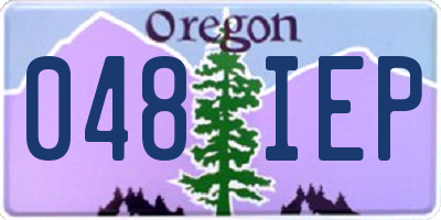 OR license plate 048IEP