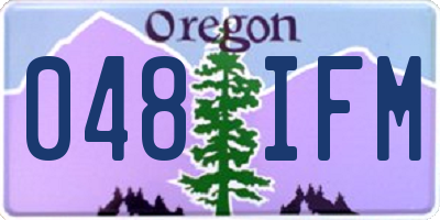 OR license plate 048IFM