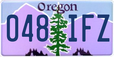 OR license plate 048IFZ