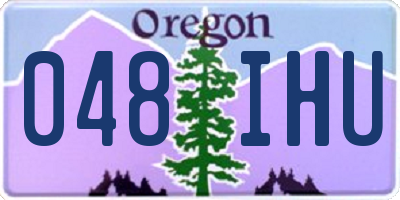 OR license plate 048IHU
