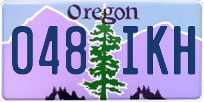 OR license plate 048IKH