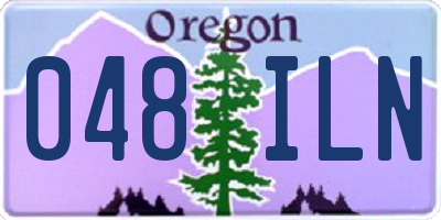OR license plate 048ILN