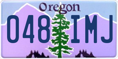 OR license plate 048IMJ