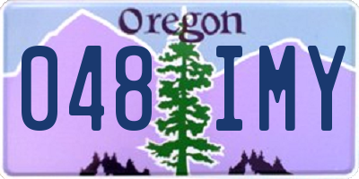 OR license plate 048IMY