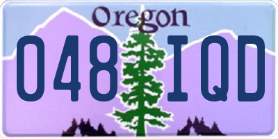 OR license plate 048IQD