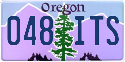OR license plate 048ITS