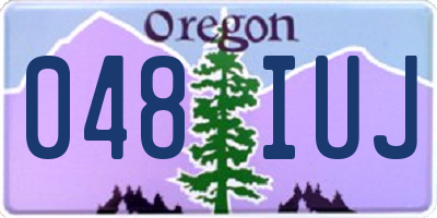 OR license plate 048IUJ
