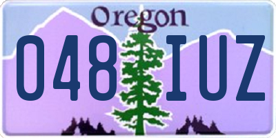 OR license plate 048IUZ