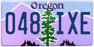 OR license plate 048IXE